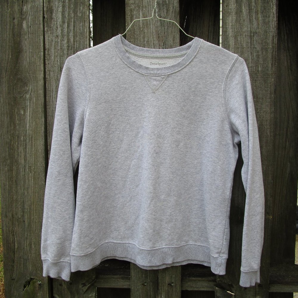 ZENA Sport Women's Sweatshirt size Medium,  Gray